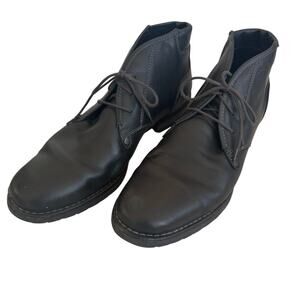Josef Seibel Men's Black Leather Dress Boots